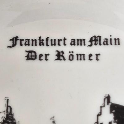 LOT 128L: Collection of Ashtrays & Small Square Frosted Plate