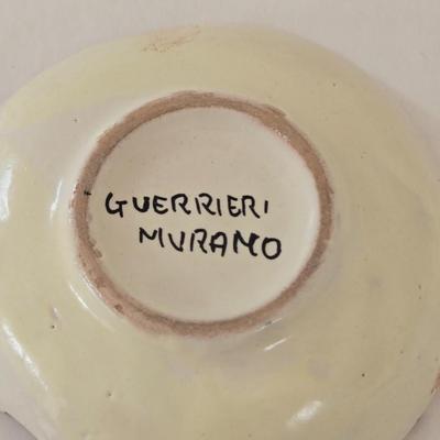 LOT 128L: Collection of Ashtrays & Small Square Frosted Plate