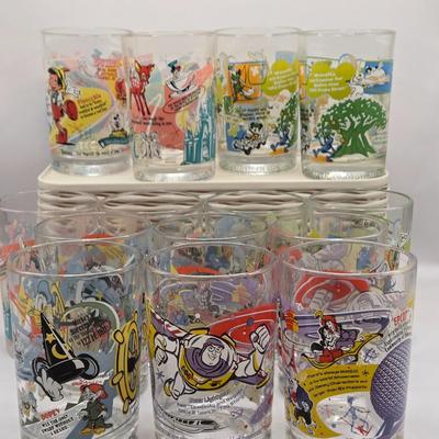 LOT 129L: Collection of McDonalds / Disney 100 Years of Magic Glasses