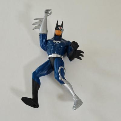 LOT 132L: Batman Collectors Case with a Variety of Batman Figures