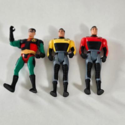 LOT 132L: Batman Collectors Case with a Variety of Batman Figures