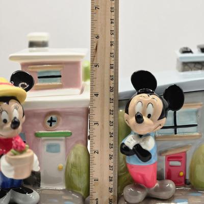 LOT 134A: New Two Piece "Urban" Mickey Mouse Canister Set