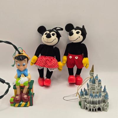 LOT 136A: Variety of Disney Ornaments