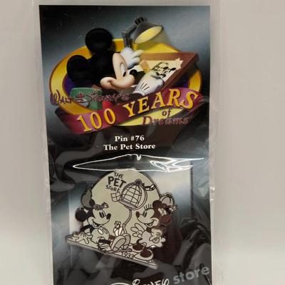 LOT 137A: Walt Disney's 100 Years of of Dreams Pins & Two Mickey Mouse Tack Pins