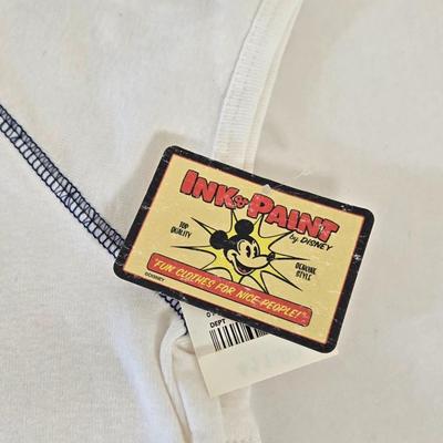 LOT 149A: Gently Worn Mickey Mouse Hooded Jacket, Two T-Shirts, One New with Tag, Tank Top, Two Lounge Pants, & Two Pair of Shorts