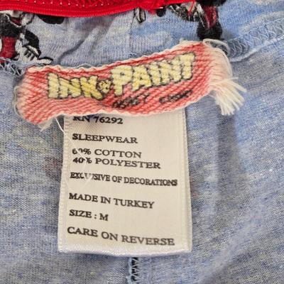LOT 149A: Gently Worn Mickey Mouse Hooded Jacket, Two T-Shirts, One New with Tag, Tank Top, Two Lounge Pants, & Two Pair of Shorts