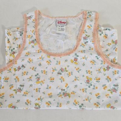 LOT 149A: Gently Worn Mickey Mouse Hooded Jacket, Two T-Shirts, One New with Tag, Tank Top, Two Lounge Pants, & Two Pair of Shorts