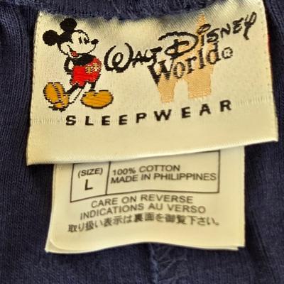 LOT 149A: Gently Worn Mickey Mouse Hooded Jacket, Two T-Shirts, One New with Tag, Tank Top, Two Lounge Pants, & Two Pair of Shorts