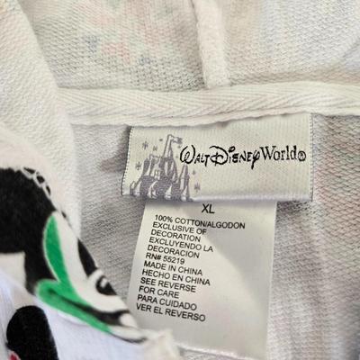 LOT 149A: Gently Worn Mickey Mouse Hooded Jacket, Two T-Shirts, One New with Tag, Tank Top, Two Lounge Pants, & Two Pair of Shorts