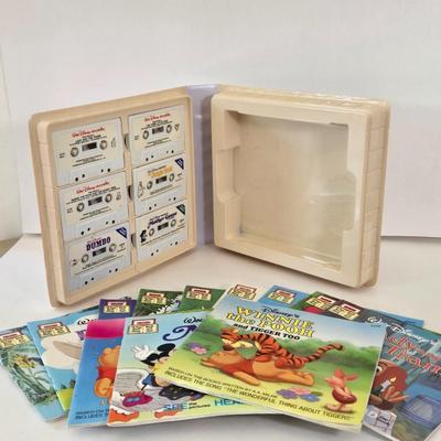 LOT 151L: All Things Disney, Including VHS Tapes, Wall Decal, Latch Hook Rug Kit, Magnets, & More