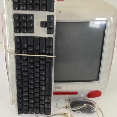 LOT 152L: Vintage IMAC Computer with Keyboard & Mouse