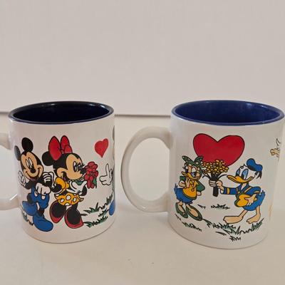 LOT 153L: Mr. Coffee Coffee Maker , Spice Girls Mug, 6 Mickey Mouse Mugs, & Two Minnie and Mickey Mugs
