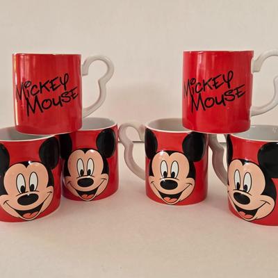 LOT 153L: Mr. Coffee Coffee Maker , Spice Girls Mug, 6 Mickey Mouse Mugs, & Two Minnie and Mickey Mugs