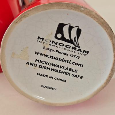 LOT 153L: Mr. Coffee Coffee Maker , Spice Girls Mug, 6 Mickey Mouse Mugs, & Two Minnie and Mickey Mugs