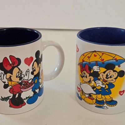 LOT 153L: Mr. Coffee Coffee Maker , Spice Girls Mug, 6 Mickey Mouse Mugs, & Two Minnie and Mickey Mugs