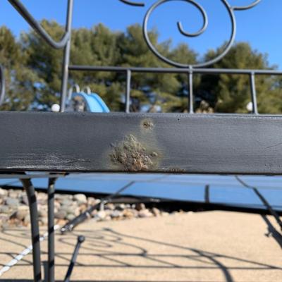 LOT 161 O: Disney's Mickey Mouse Wrought Iron Rocking Bench