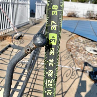 LOT 161 O: Disney's Mickey Mouse Wrought Iron Rocking Bench