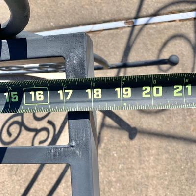 LOT 161 O: Disney's Mickey Mouse Wrought Iron Rocking Bench