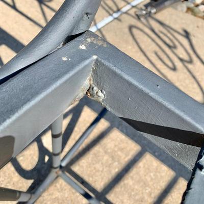 LOT 161 O: Disney's Mickey Mouse Wrought Iron Rocking Bench