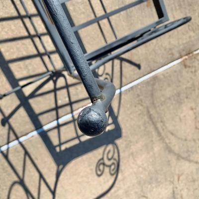 LOT 161 O: Disney's Mickey Mouse Wrought Iron Rocking Bench