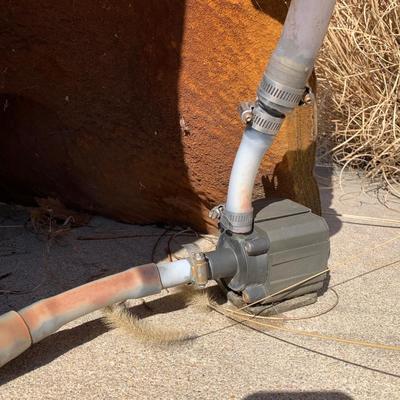 LOT 164 O: Faux Stone Foam Water Feature Fountain w/ Connectors