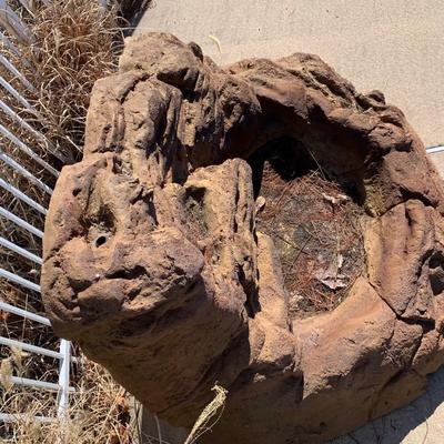 LOT 164 O: Faux Stone Foam Water Feature Fountain w/ Connectors