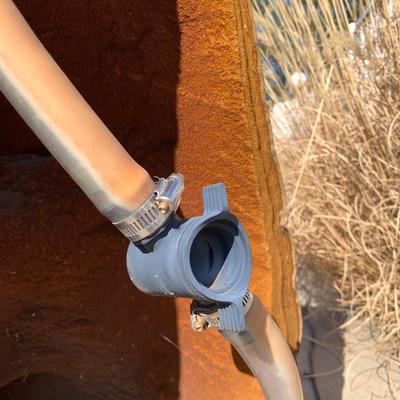 LOT 164 O: Faux Stone Foam Water Feature Fountain w/ Connectors