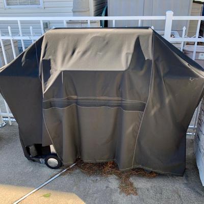 LOT 165 O: OMC Broil Mate Propane Grill #218984 w/ Cover