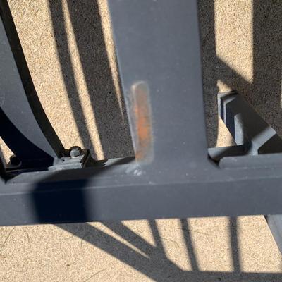 LOT 168 O: Hampton Bay Tile Top Fire Pit & Metal Lounge Chairs