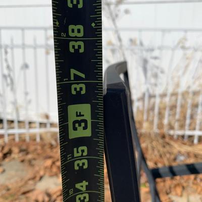 LOT 168 O: Hampton Bay Tile Top Fire Pit & Metal Lounge Chairs