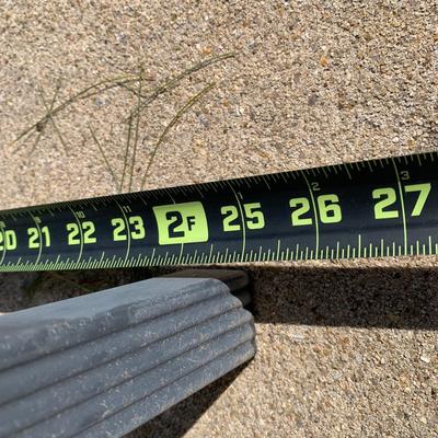 LOT 168 O: Hampton Bay Tile Top Fire Pit & Metal Lounge Chairs