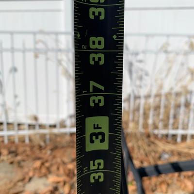 LOT 168 O: Hampton Bay Tile Top Fire Pit & Metal Lounge Chairs