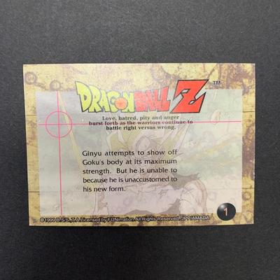 LOT 169 A: 1999 Dragonball Z TCG Cards