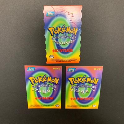 LOT 170 A: 1996-1999 Pokemon TCG Cards; Pikachu Project, Mewtwo Strikes Back, Pikachu's Vacation, English & Japanese Cards