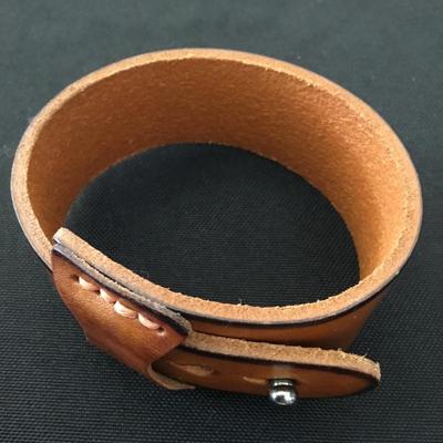 Leather cuff bracelet