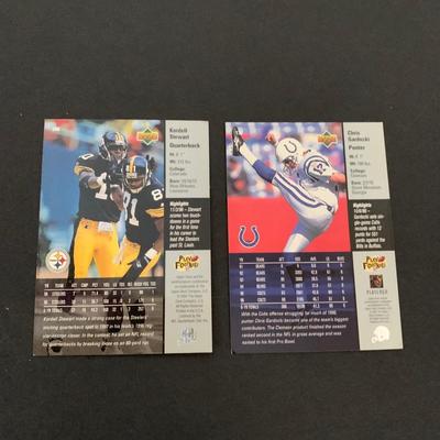 LOT 171 A: NFL Trading Card Collection; Muhsin Muhammad, Carl Pickens, Troy Aikman, Bill Romanowski, Dan Marino, Joe Montana, & More