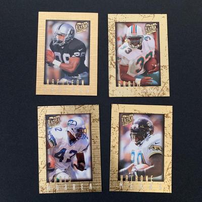 LOT 171 A: NFL Trading Card Collection; Muhsin Muhammad, Carl Pickens, Troy Aikman, Bill Romanowski, Dan Marino, Joe Montana, & More