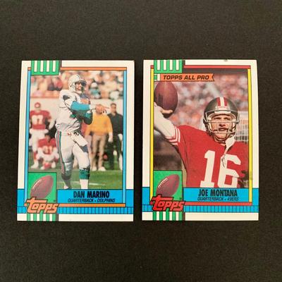 LOT 171 A: NFL Trading Card Collection; Muhsin Muhammad, Carl Pickens, Troy Aikman, Bill Romanowski, Dan Marino, Joe Montana, & More