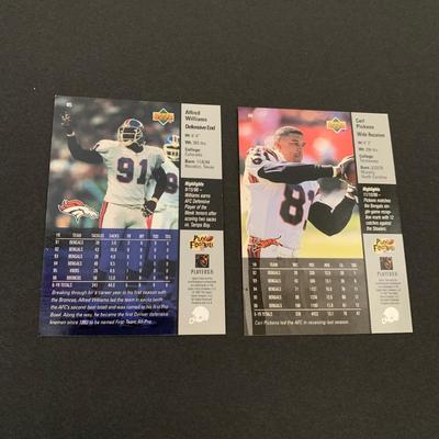 LOT 171 A: NFL Trading Card Collection; Muhsin Muhammad, Carl Pickens, Troy Aikman, Bill Romanowski, Dan Marino, Joe Montana, & More