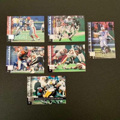 LOT 171 A: NFL Trading Card Collection; Muhsin Muhammad, Carl Pickens, Troy Aikman, Bill Romanowski, Dan Marino, Joe Montana, & More
