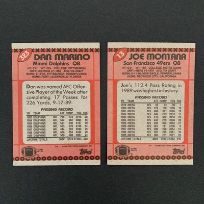 LOT 171 A: NFL Trading Card Collection; Muhsin Muhammad, Carl Pickens, Troy Aikman, Bill Romanowski, Dan Marino, Joe Montana, & More