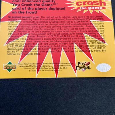 LOT 171 A: NFL Trading Card Collection; Muhsin Muhammad, Carl Pickens, Troy Aikman, Bill Romanowski, Dan Marino, Joe Montana, & More