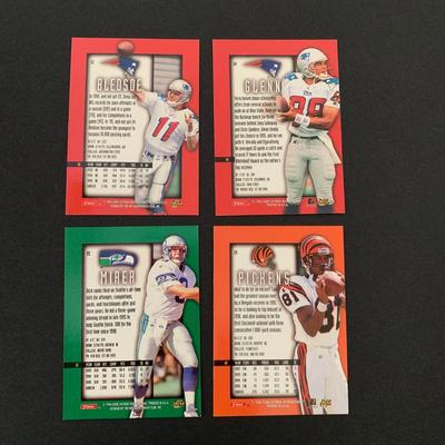 LOT 171 A: NFL Trading Card Collection; Muhsin Muhammad, Carl Pickens, Troy Aikman, Bill Romanowski, Dan Marino, Joe Montana, & More