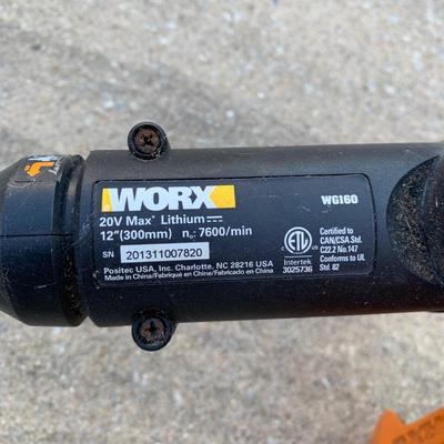 LOT 175 S: Ryobi Electric Pole Saw #RY43160A & Worx Weedwacker #WG160