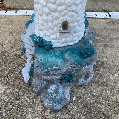 LOT 179 O: Disney's Mickey, Minnie, & Pluto Resin Lawn Decor Collection & Lighthouse