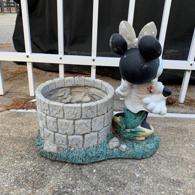 LOT 179 O: Disney's Mickey, Minnie, & Pluto Resin Lawn Decor Collection & Lighthouse
