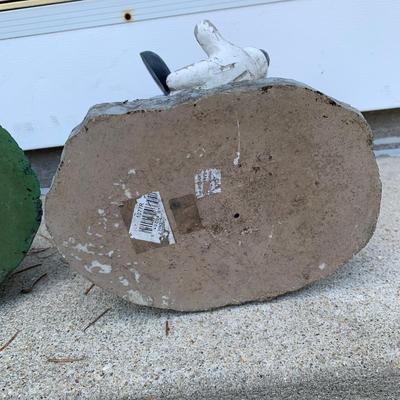 LOT 180 O: Disney's Mickey, Minnie, & Eeyore Resin Lawn Decor Collection