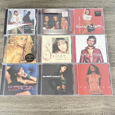 LOT 181B: CD Collection: Janet Jackson, Jennifer Lopez, Alicia Keys, Destiny's Child, Selena, Salt-N-Pepa, Beyonce & More