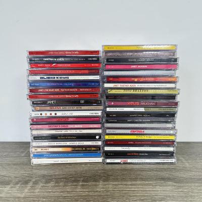 LOT 181B: CD Collection: Janet Jackson, Jennifer Lopez, Alicia Keys, Destiny's Child, Selena, Salt-N-Pepa, Beyonce & More