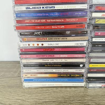LOT 181B: CD Collection: Janet Jackson, Jennifer Lopez, Alicia Keys, Destiny's Child, Selena, Salt-N-Pepa, Beyonce & More